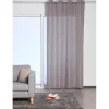 Voilage 8 oeillets gris anthracite