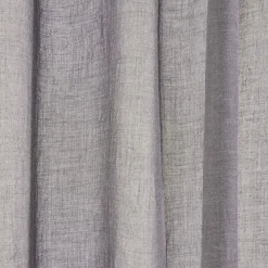 Voilage à oeillets gris foncé 140x240cm