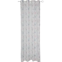 Voilage à oeillets imprimé lama