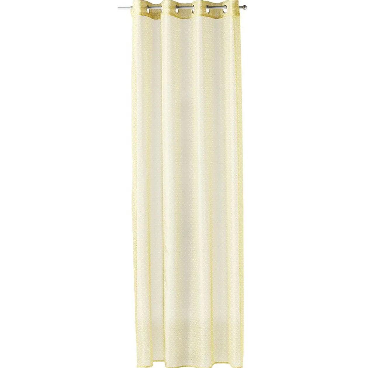 Voilage à oeillets imprimé géométrique 140x240cm