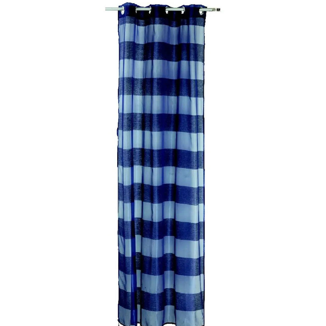 Voilage à oeillets rayures