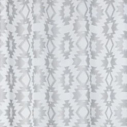 Voilage à oeillets sable motif losange Sensity gris