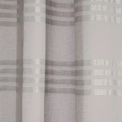 Voilage à oeillets uni effet de matière