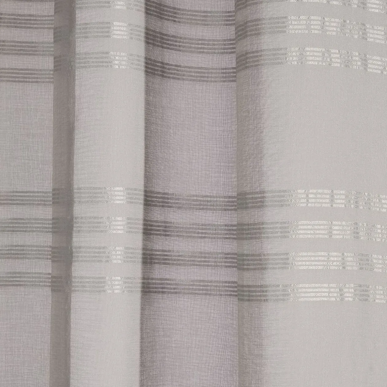 Voilage à oeillets uni effet de matière