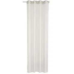 Voilage à oeillets uni taupe