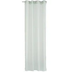 Voilage à oeillets uni vert