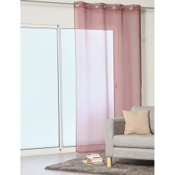 Voilage à oeillets violet