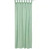 Voilage à pattes uni polycoton vert clair