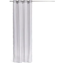 Voilage brodé polyester blanc 140x260cm