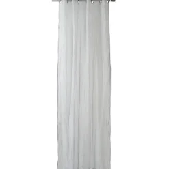 Voilage effet lin à oeillets