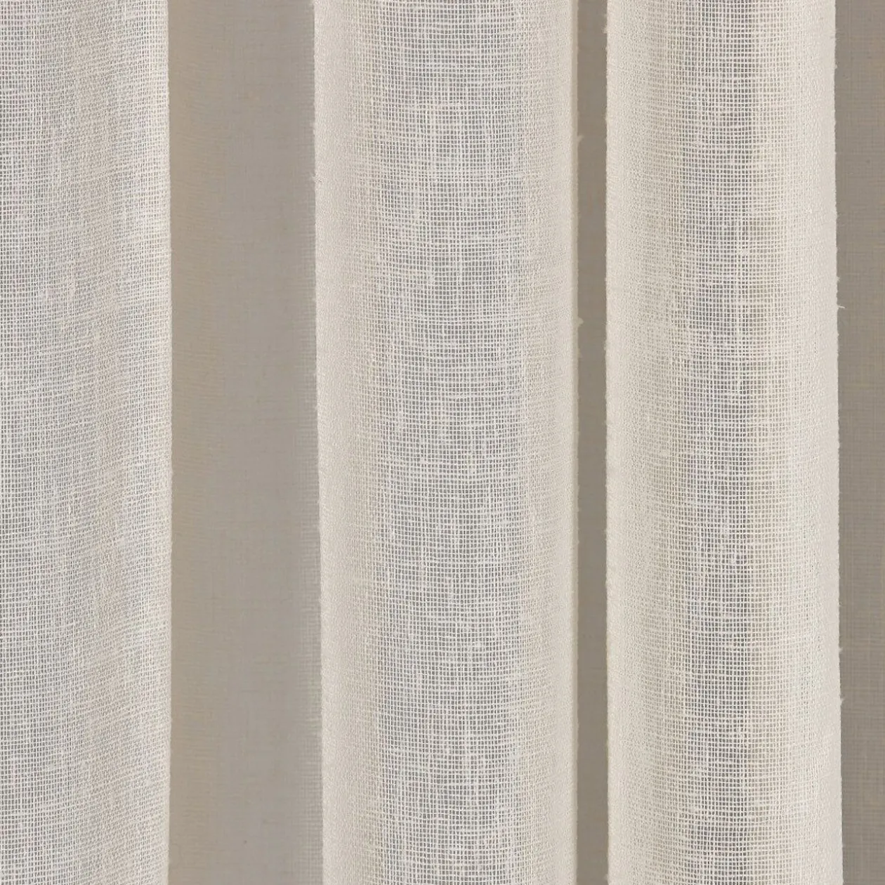 Voilage effet lin avec oeillets