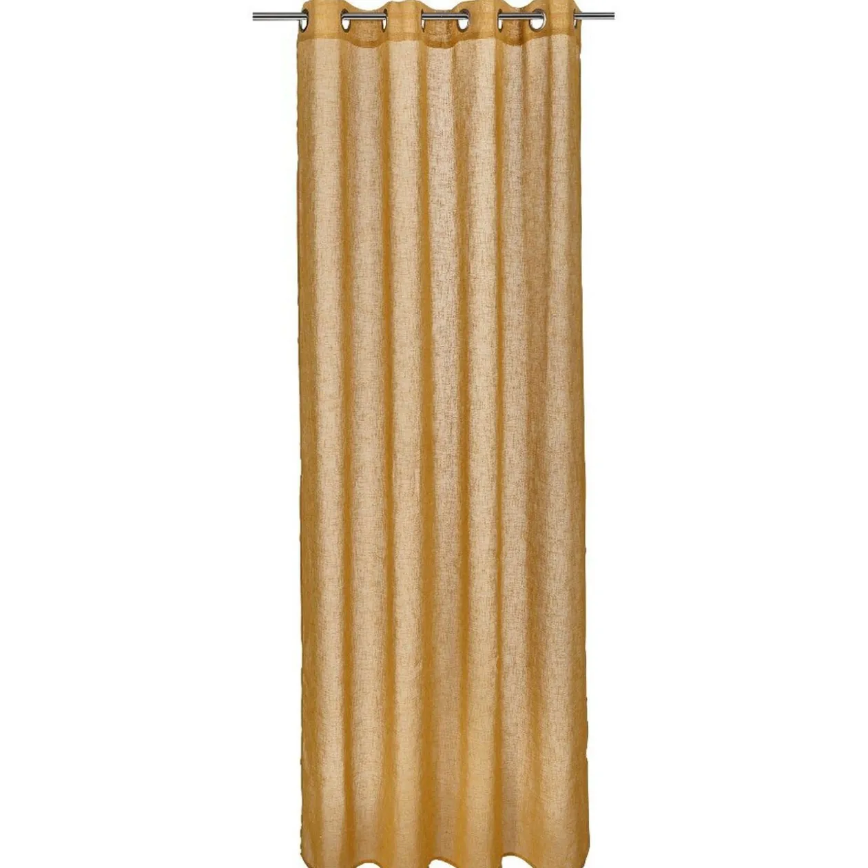 Voilage effet lin avec oeillets