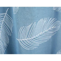 Voilage impression plume à oeillets