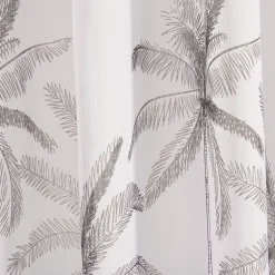 Voilage imprimé noir et blanc 140x240cm