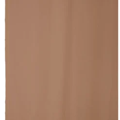 Voilage polycoton à pattes 140x240cm marron clair
