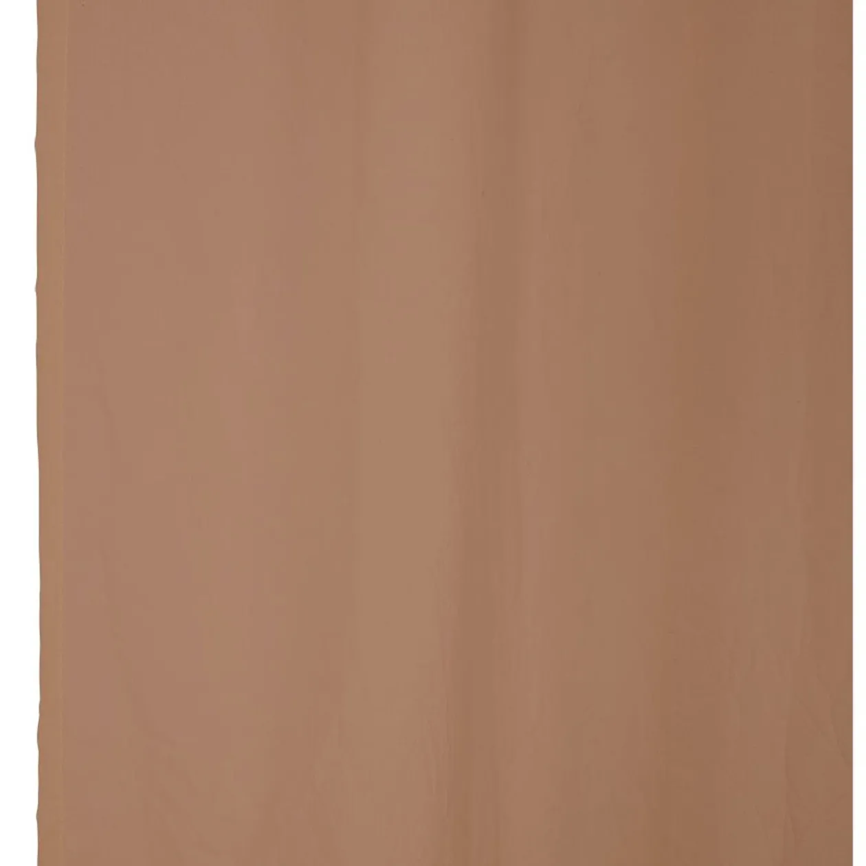 Voilage polycoton à pattes 140x240cm marron clair