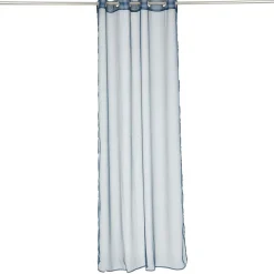 Voilage polyester 140x240cm bleu