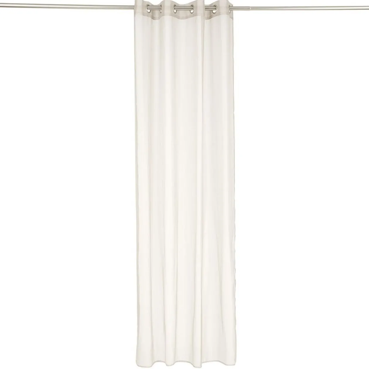 Voilage polyester 140x240cm gris