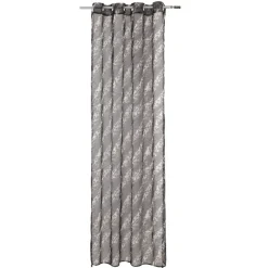 Voilage rideau à oeillets inspiration chambre savane