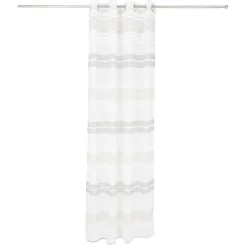 Voilage tufté beige 140x240cm