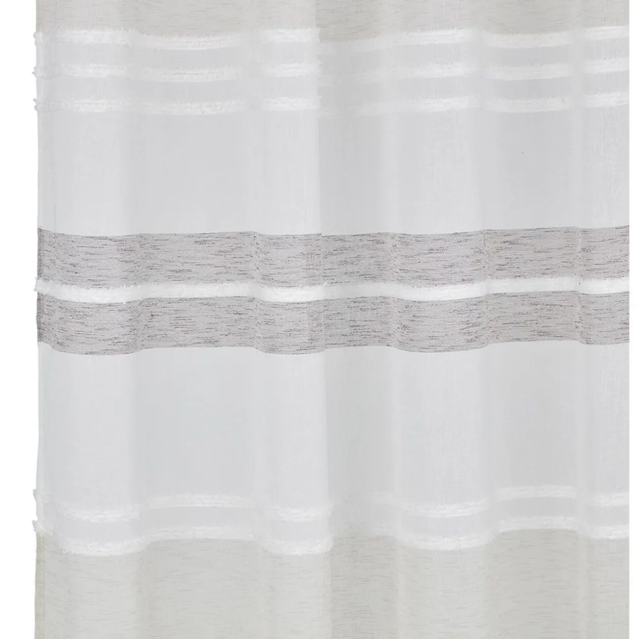 Voilage tufté beige 140x240cm